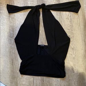 Fashion Nova Black Halter top